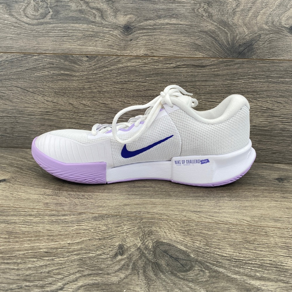 Nike Court GP Challenge Pro Tennis Shoes Womens 9.5 White Purple FB3146-101 - Picture 8 of 9